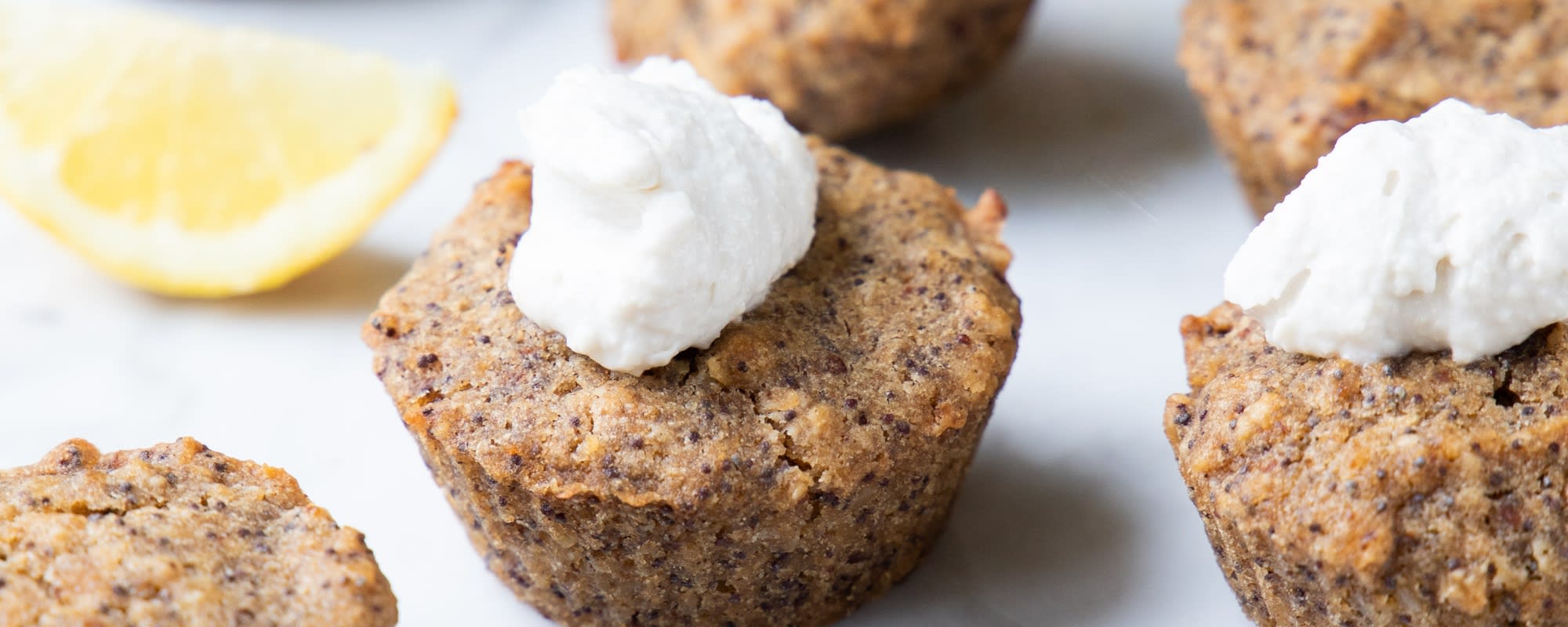 Veganske citronmuffins med birkes