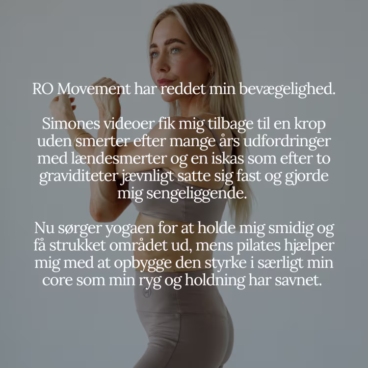 Medlemstestimonial fra Ro Movement
