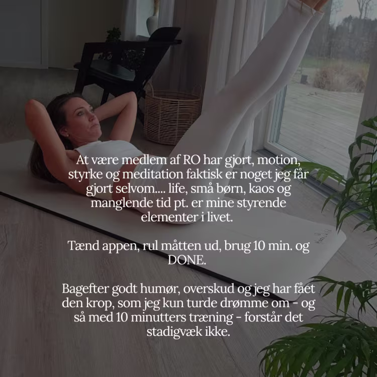 Medlemstestimonial fra Ro Movement