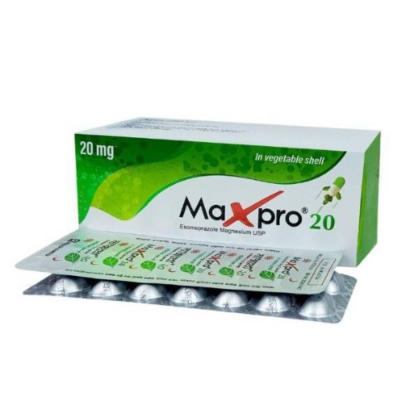 capsul Maxpro 20mg Reneta pharma.....
