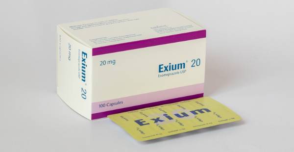 Cap Exium 20mg radiant pharma....