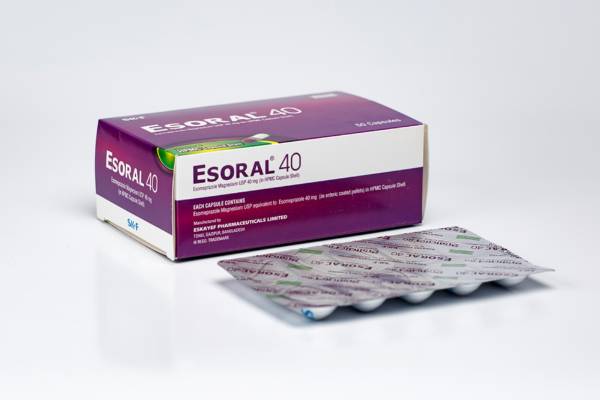 Cap Esoral 40mg skf pharma....