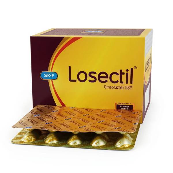 Cap Losectil 20mg skf pharma.....