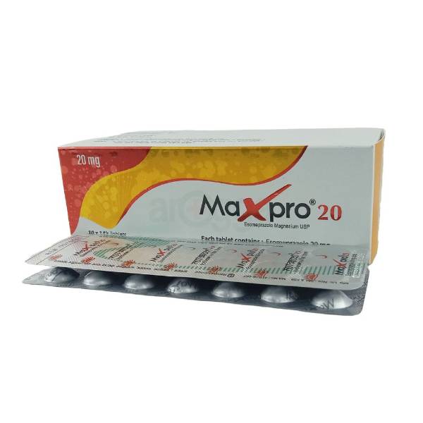 Tab Maxpro 20mg Reneta pharma.....