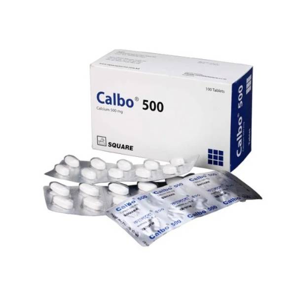 Calbo 500mg square pharma....