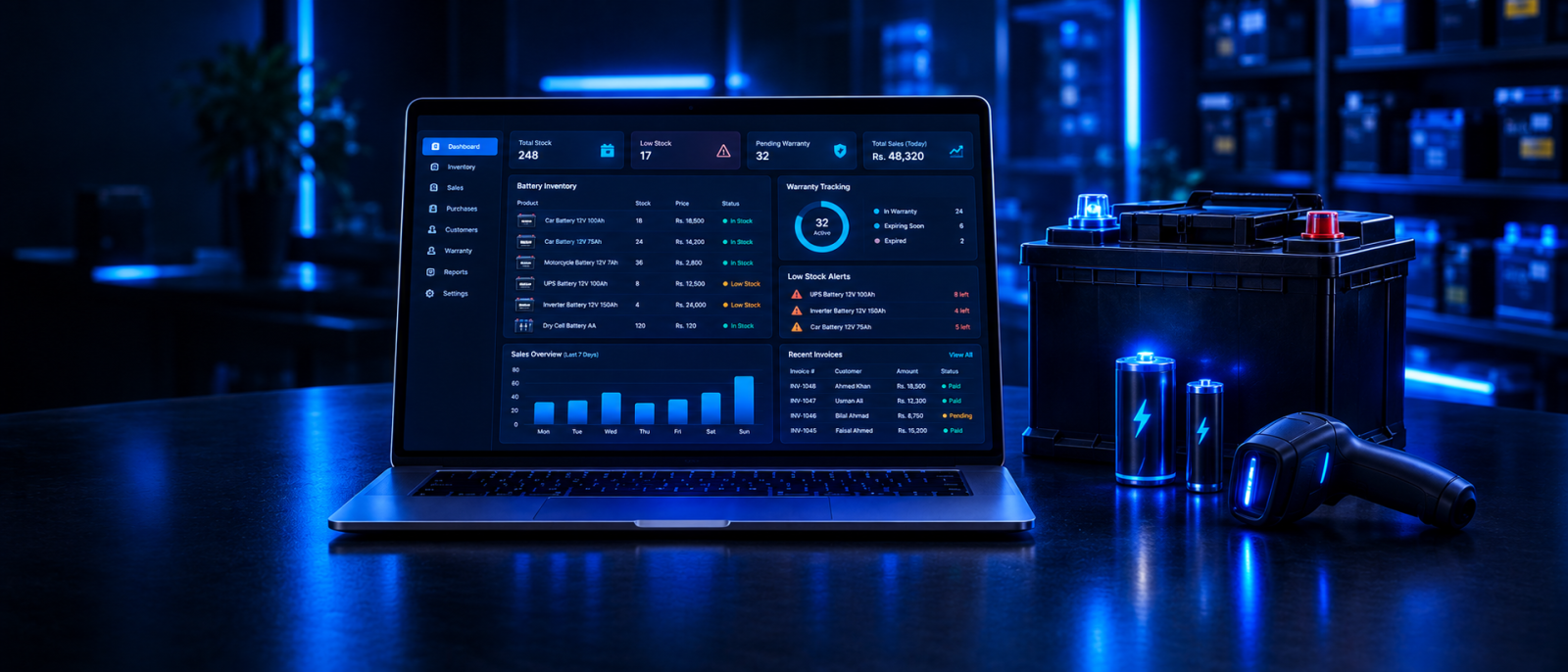 Battery Store Management System