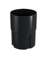 Skjøtemuffe  75 Sort