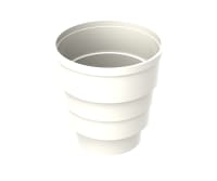 Muffe Rensetrakt    Hvit