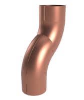 Sokkelbend   76mm Kobber
