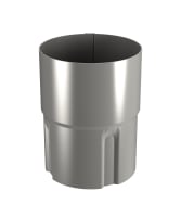 Skjøtemuffe  75 Mørk Silver