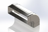 QuadroDEC 220x55 Vertikal Bend 90° (125mm)