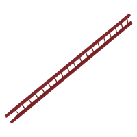 Gelender SN GG-11 108cm Mørkrød