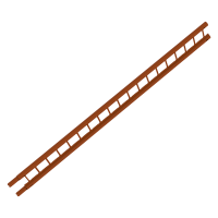 Gelender SN GG-11 108cm Teglrød