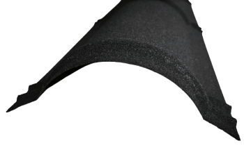 TerraPLEGEL Møne 2000mm Sort