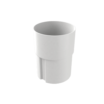 Skjøtemuffe 8512-85mm Alu.Hvit