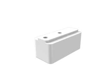 Krokmellomlegg Polyamid 109 Natur/Hvit