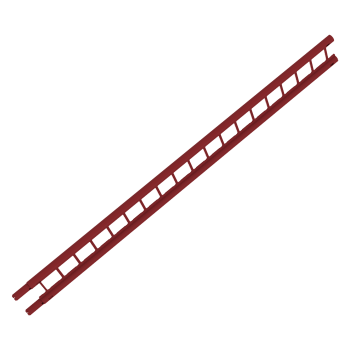 Gelender SN GG-11 108cm Mørkrød