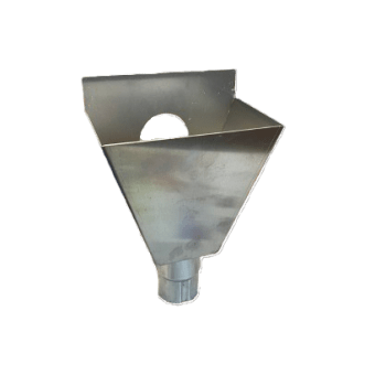 Samletrakt ALU Firkant - 70mm UBEH.