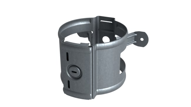 Klammer for tre 75 Aluzink