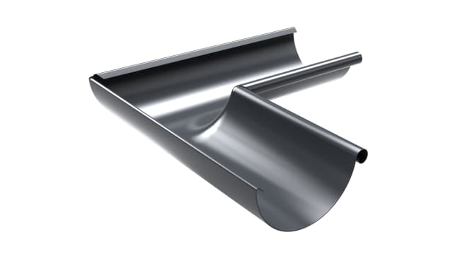 RENNEVINKEL 125mm INNER  G.GRÅ 7016