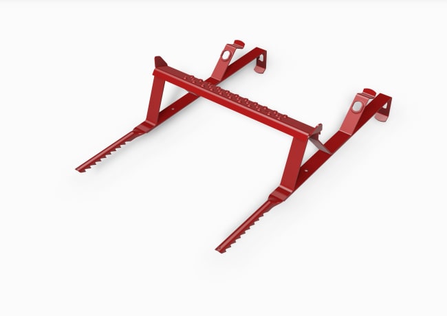 Stigetrinn TR LA-30  Mørkrød