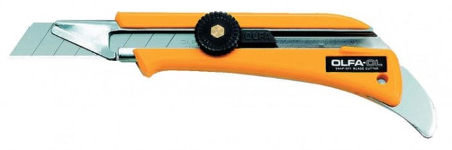 Kniv Skyvbar Olfa 18mm Gul