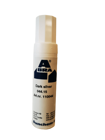 Abra Lakkstift 12ml Mørk Silver Metallic RAL 9007