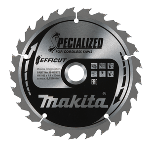 Makita Sirkelsagblad 165mm B-62985 Efficut