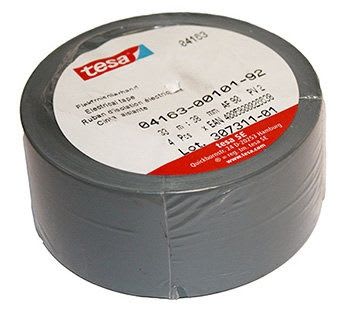 TAPE PVC 4163 GRÅ 38mm x 33m 12595