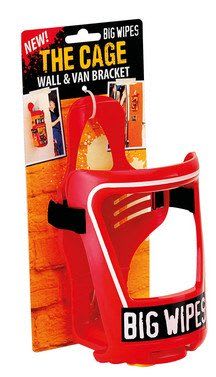 Våtserviett Big Wipes Veggholder Rød