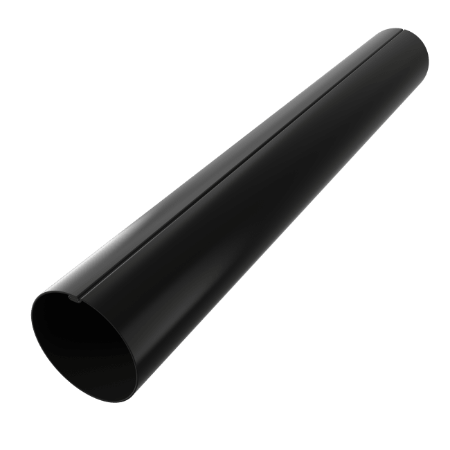 Nedløp Alu. N-70. 70mm-5m Sort