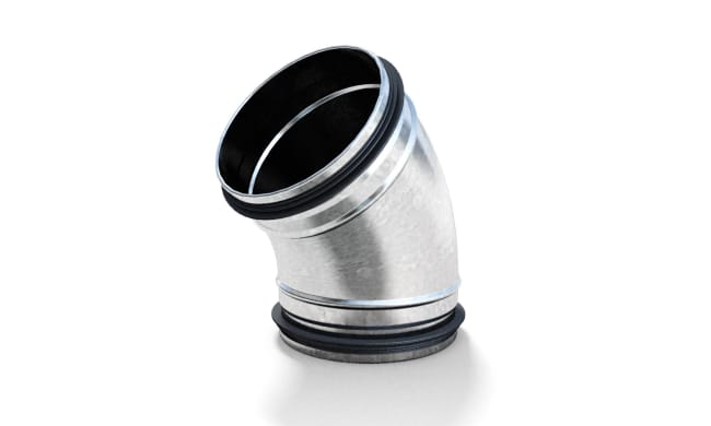 HV Bend 45gr AISI 316