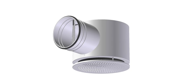 Tellus LØV-L Tilluftsventil Ral 9003