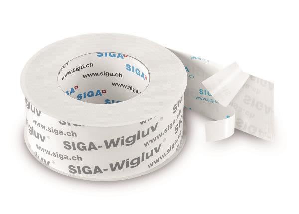 Siga Wigluv Tape 20/40mm - 25m Hvit