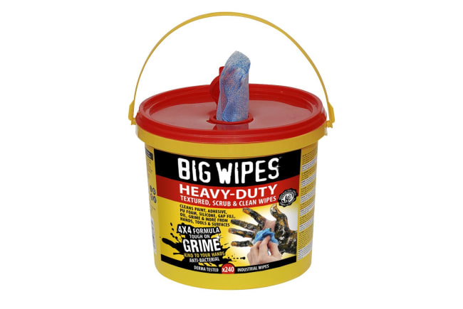 Våtserviett Big Wipes Rød Bøtte (240 kluter)