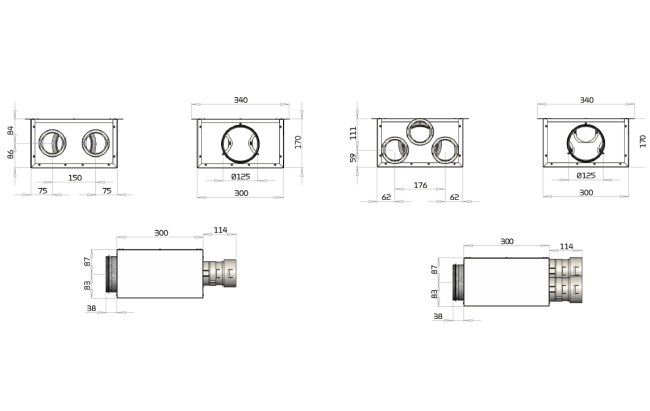 Nilair Tilluftsboks  Dør 3 Stuss 8528203