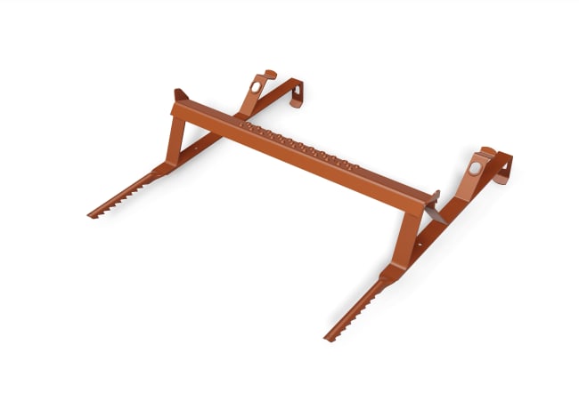 Stigetrinn TR LA-43 Tegelrød