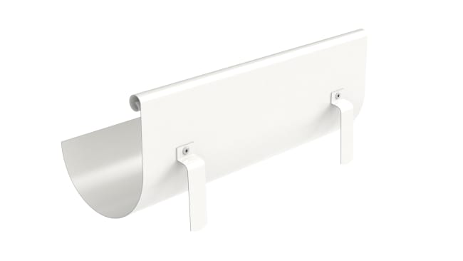 Overspylingsdeksel Rett  Hvit