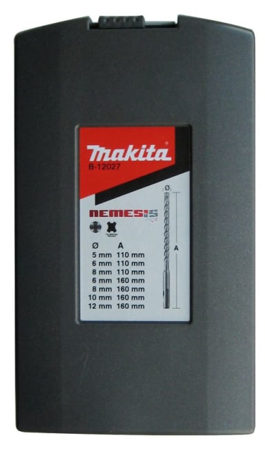 Borsett SDS-Pluss Ø5-12mm 7 Deler