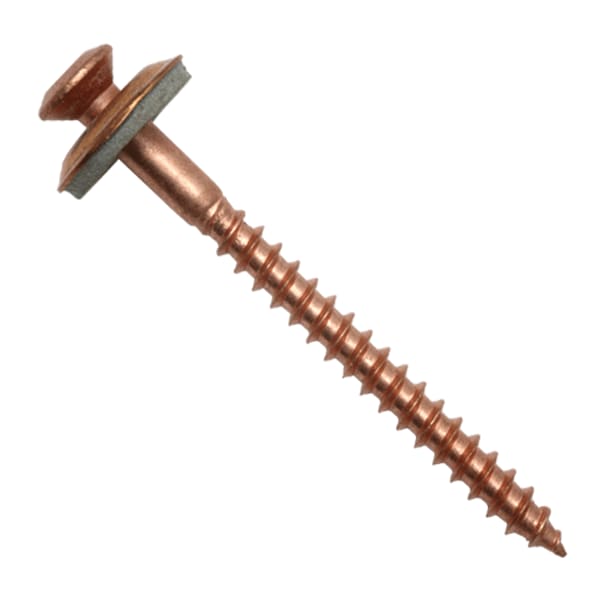 Blikkenslagerskrue 4,5x100mm A2 Kobber (100 stk/pk)