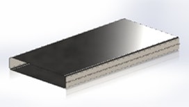 QuadroDEC Pipe 220x55mm 0,5Mtr (125mm)