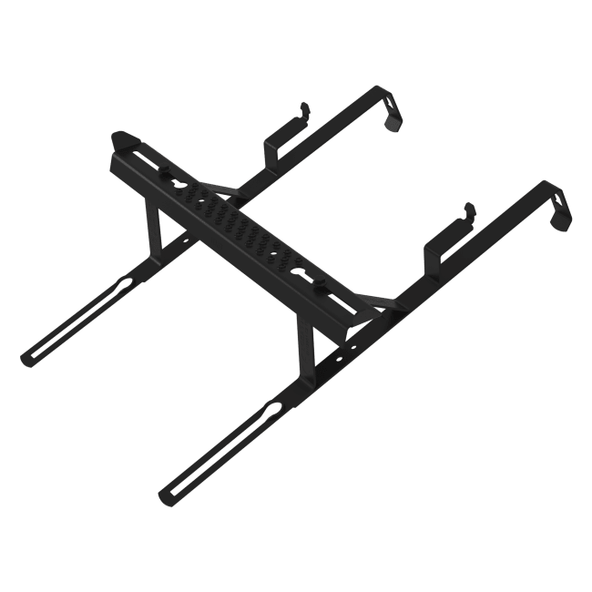 Stigetrinn Regulerbar TL-R (250-430mm) Sort