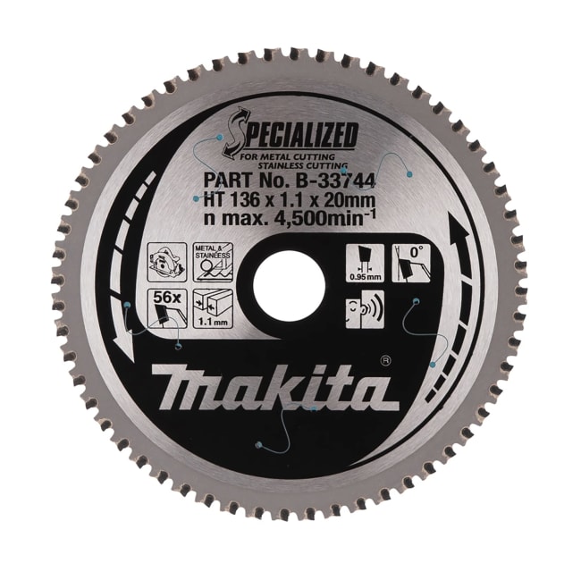 Makita Metallsagblad 136x20x56T B-33744