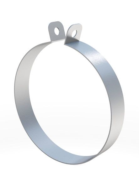 Spiroklammer HMS-SF 100mm u/gummi