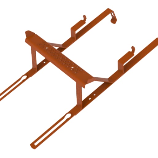 Stigetrinn TL-25 Tegelrød 