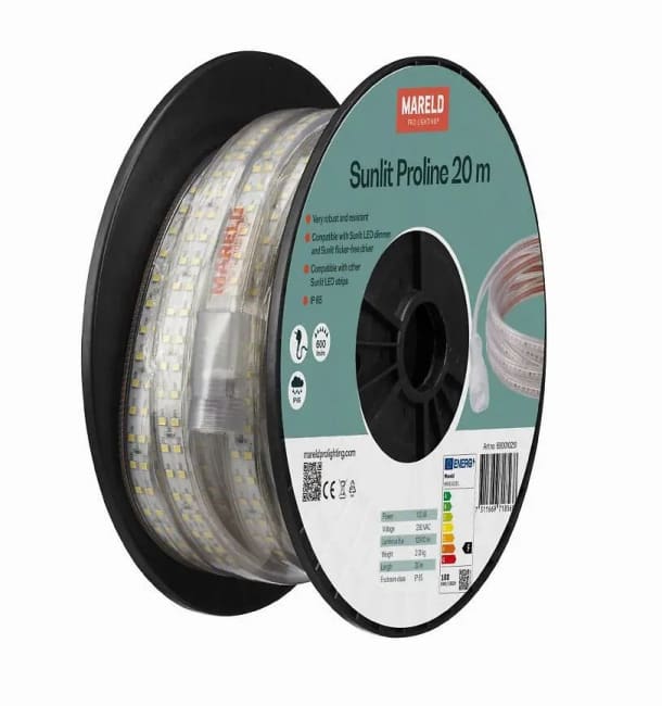 SUNLIT LED-slynge Mareld Proline 20m