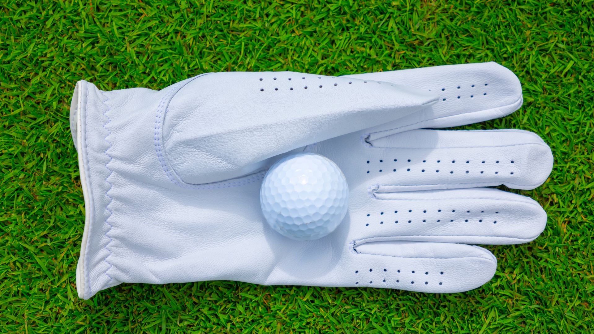 golf ball and glove
