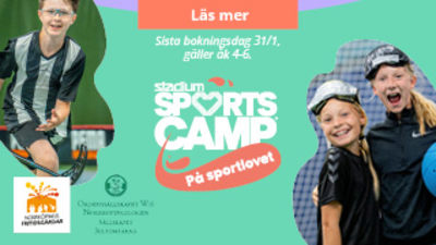 Gratis sportläger på sportlovet för er i Norrköping!