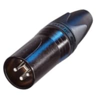 Neutrik XLR 3p  Kabel M svart   3MXX-BAG
