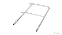 Nivtec stairway rail, H:100cm, final part hook-on B:500mm